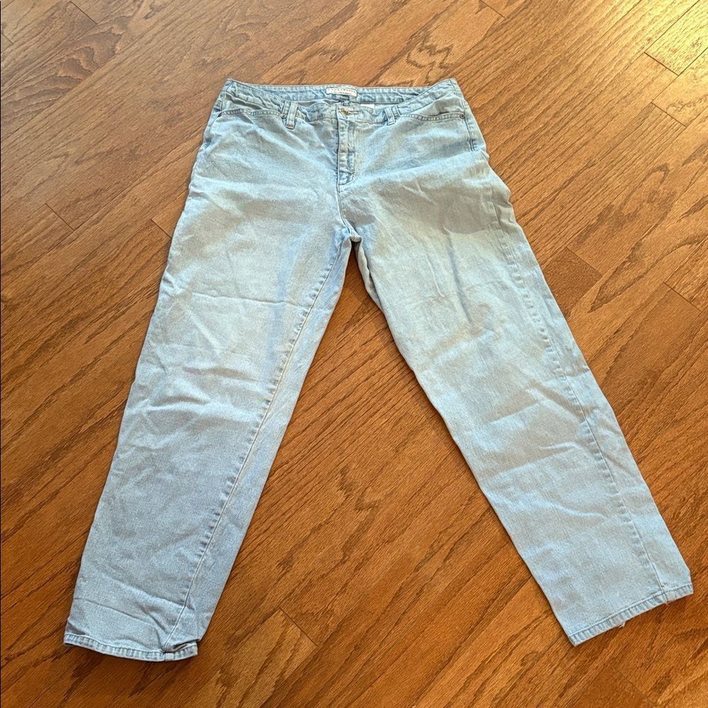 Crazy Horse jeans, size 14, regular- wide leg- light color, jeans